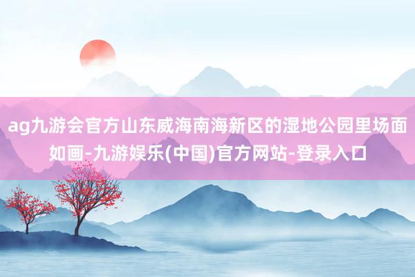 ag九游会官方山东威海南海新区的湿地公园里场面如画-九游娱乐(中国)官方网站-登录入口