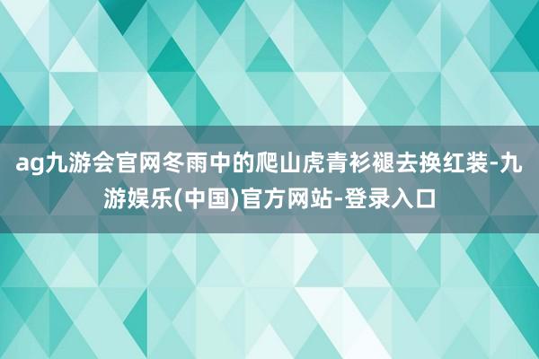 ag九游会官网冬雨中的爬山虎青衫褪去换红装-九游娱乐(中国)官方网站-登录入口